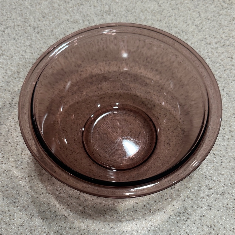 MRARE Vintage Pink Cranberry 1 Qt Bowl baking/mixing/ storage